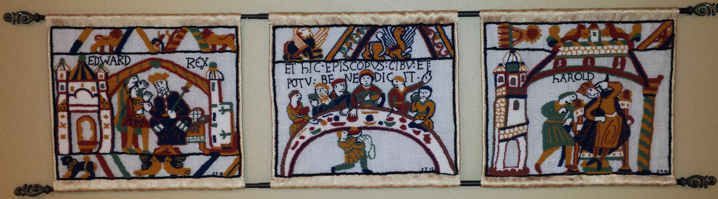 Bayeux Tapestry, Three Kings, 20"x51"