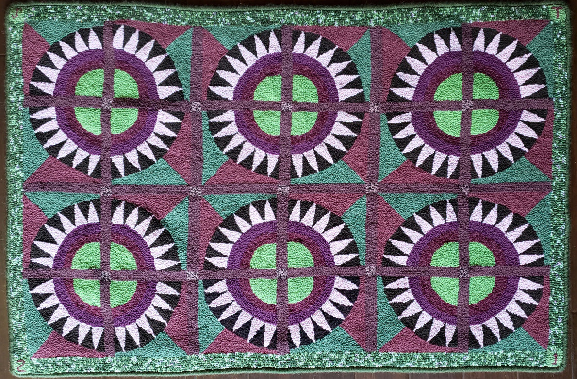 Crown of Thorns Rug, 36"x22"