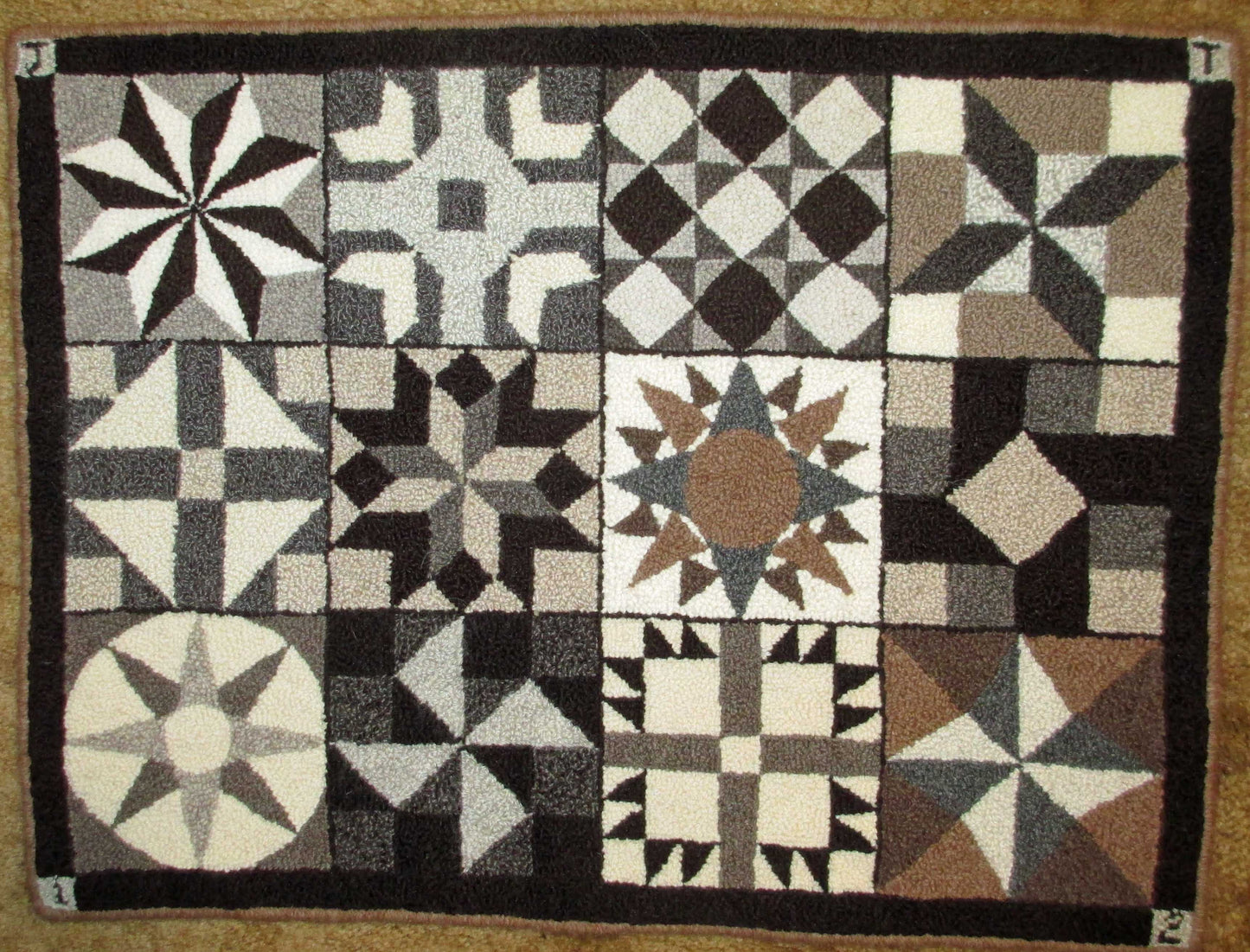 Block Party Rug, 23.5"x30"