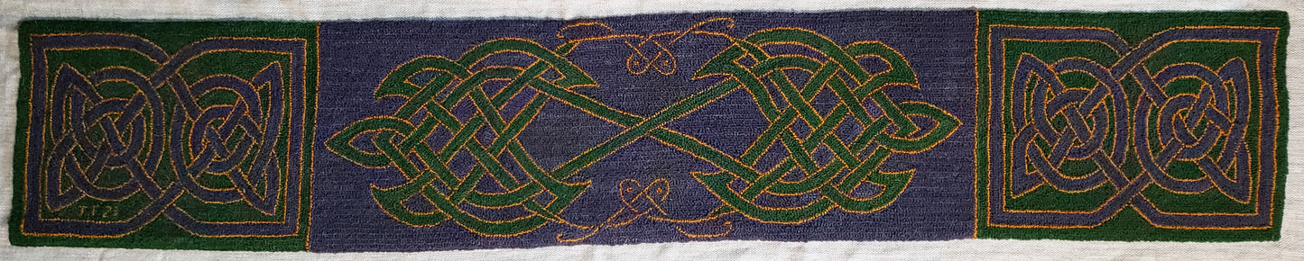 Celtic Table Runner Custom Rug 72.5"x13