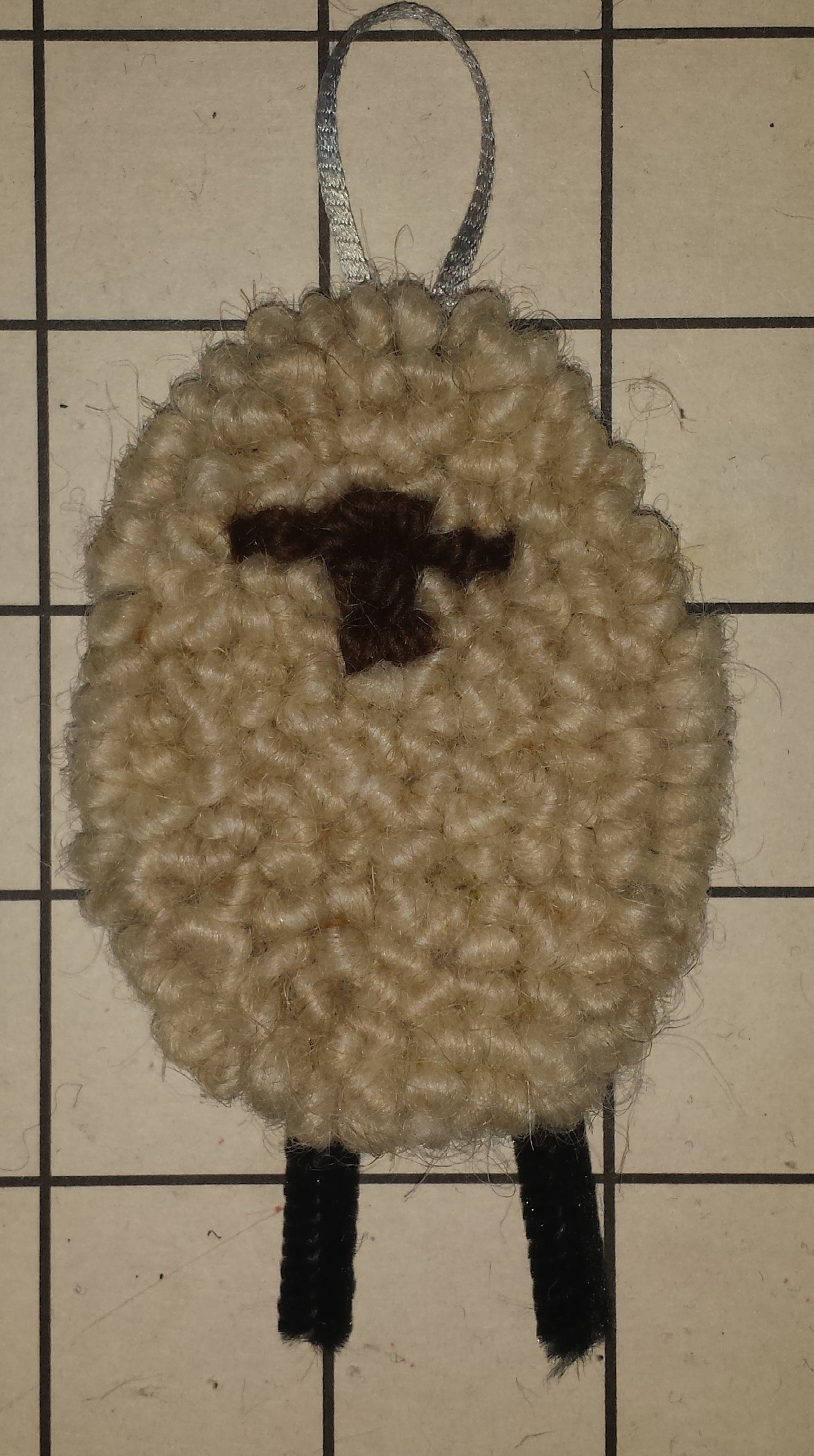 Sheep Ornaments/Magnets Kit, (set of 4-2"x3" sheep)