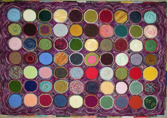Penny Rug Large, 28"x41.5"