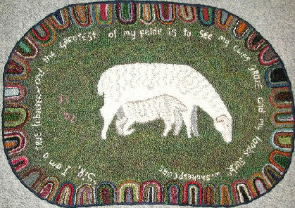 Night Nursing Rug, 35"x24"