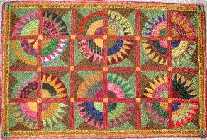 Crown of Thorns Pattern on linen, 36"x22"