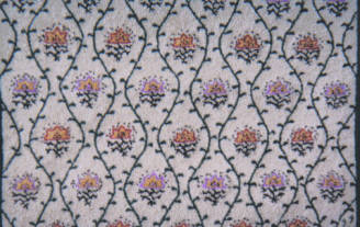Wallpaper Design pattern on linen, 24"x26"