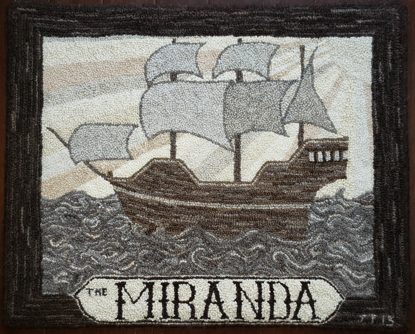 Miranda Pattern on linen, 23"x29"