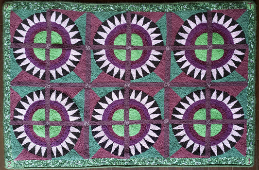 Crown of Thorns Rug, 36"x22"
