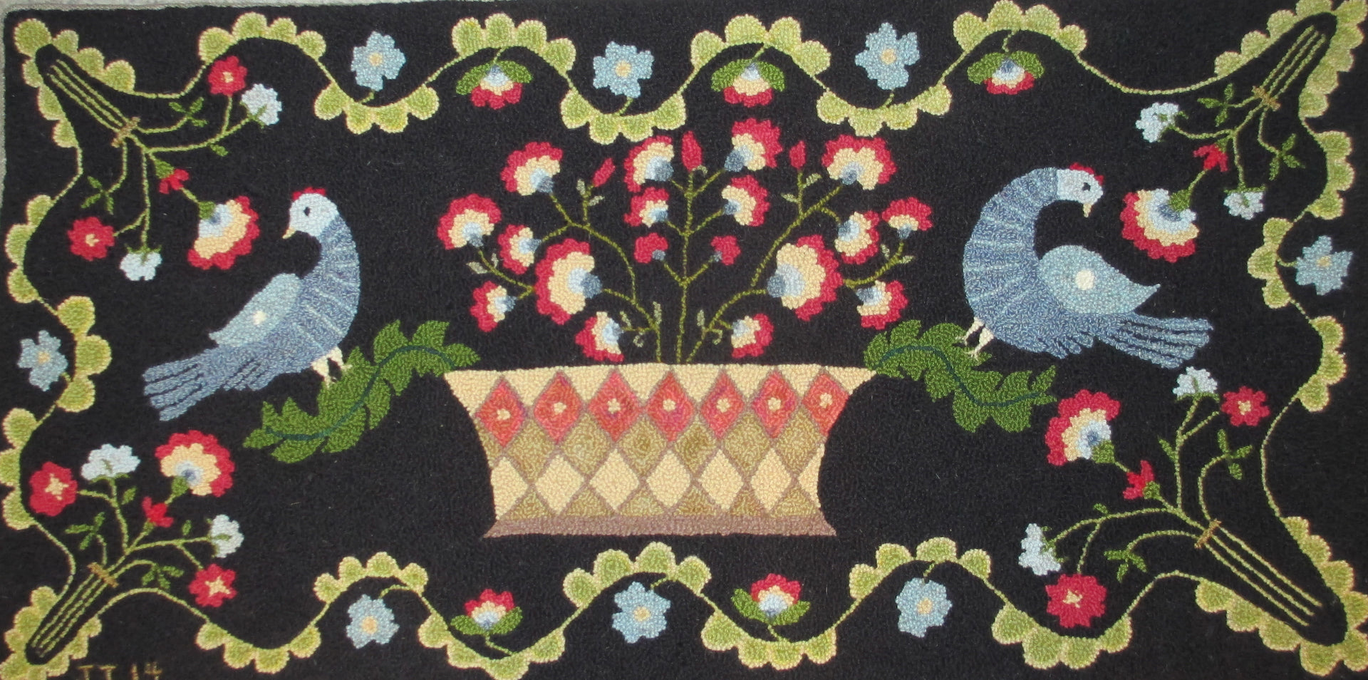 Birds of a Feather Rug, 24"x47"