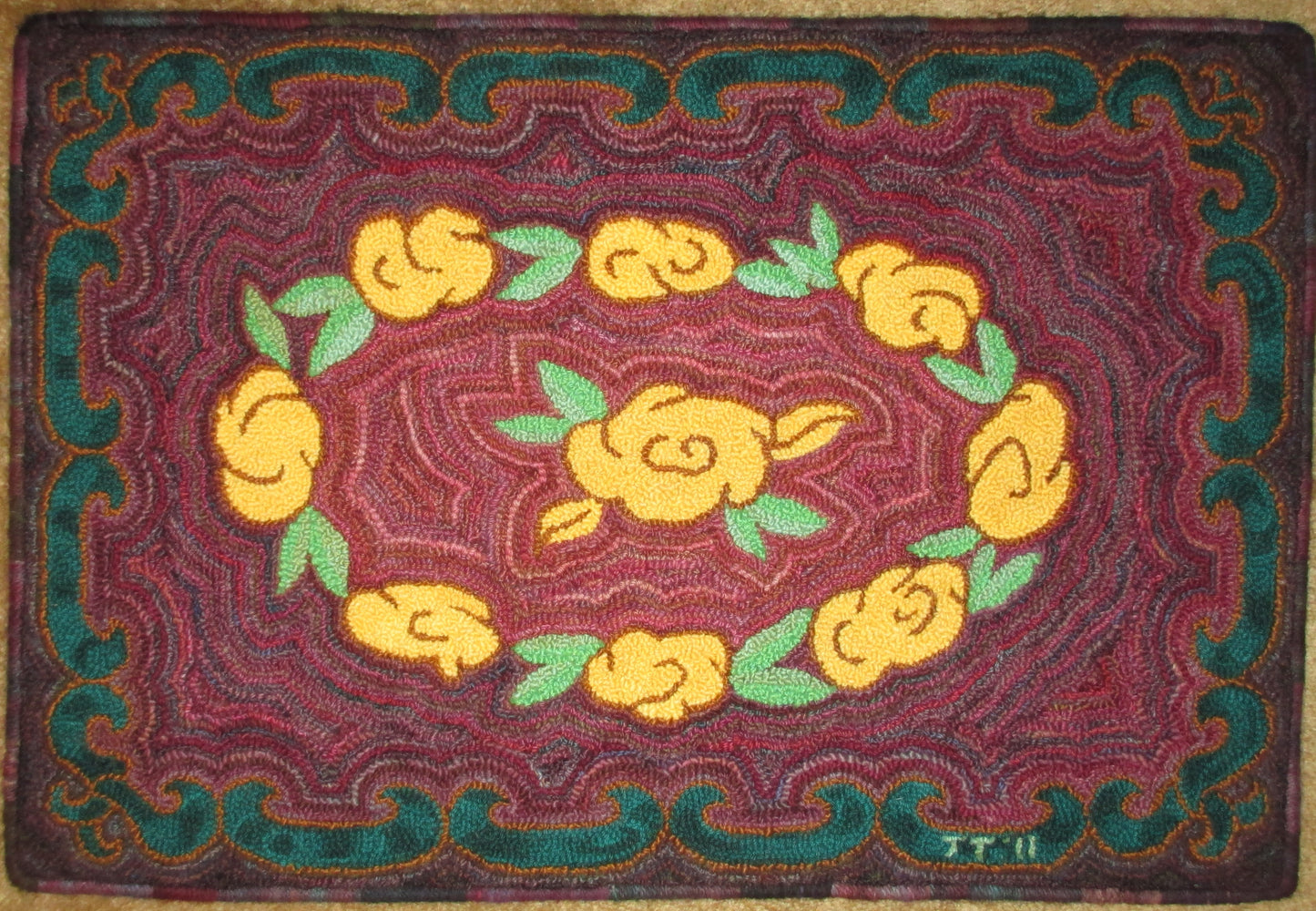 Cozy Rose Rug, 22.5"x32.5"