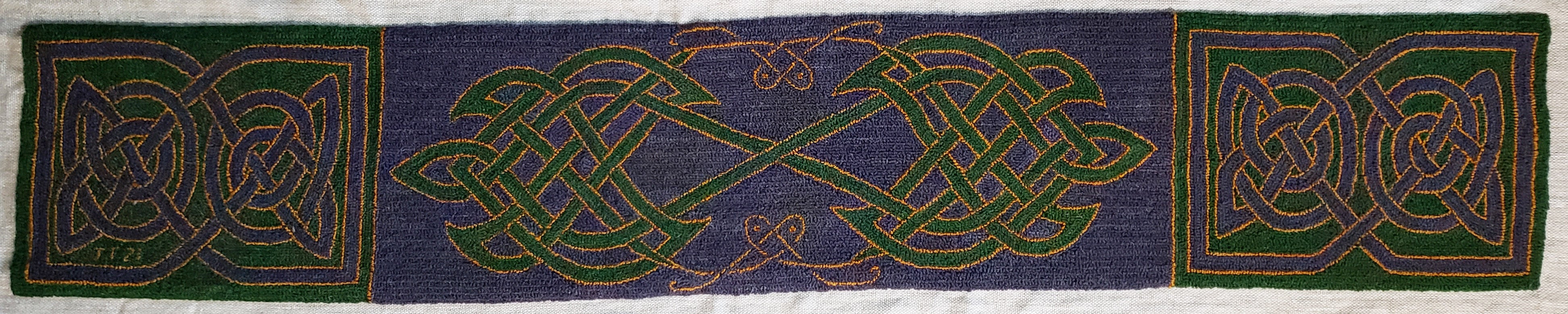 Celtic Table Runner Custom Rug 72.5