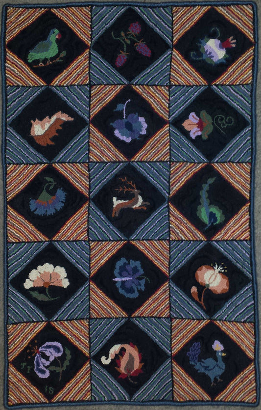 Demelza Rug, 24.5"x39"
