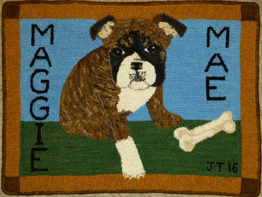 Maggie Mae Custom Rug 20"x19"