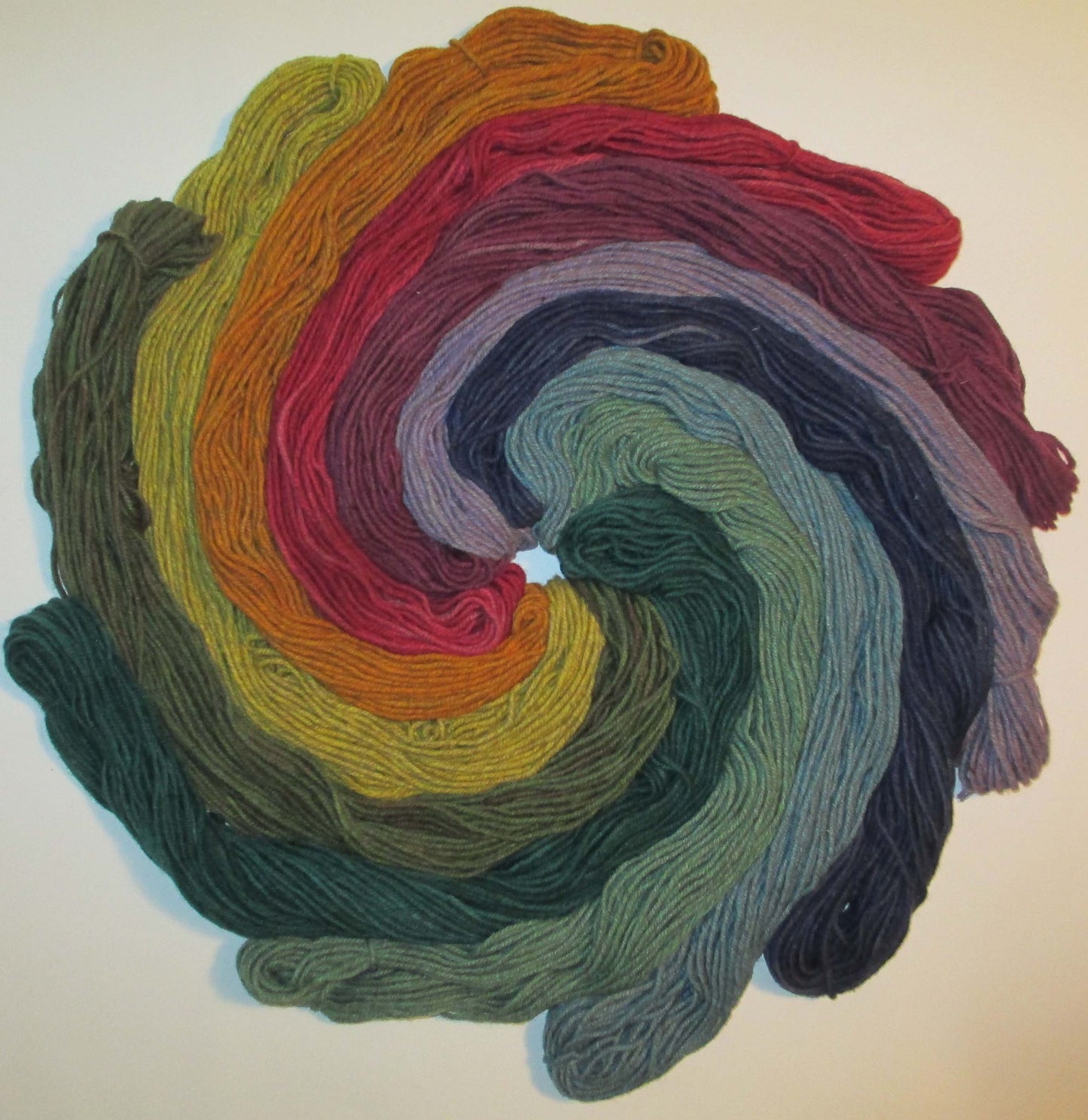Yarn Sampler, Rustic Rainbow