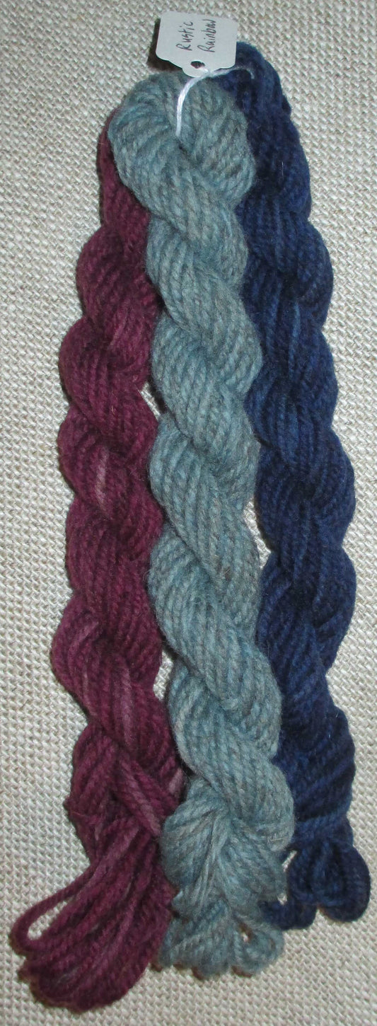 Yarn Sampler, Rustic Rainbow