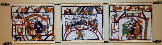 Bayeux Tapestry Three Kings Kit, (3 pieces, 20"x17" each)